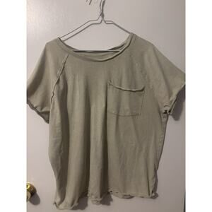 Vintage Canvas Sage Green Short Sleeve Women's Tee